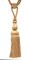 Belagio Single Tassel Tie-Back, 10" Long Tassel, Colors Collection, Beige